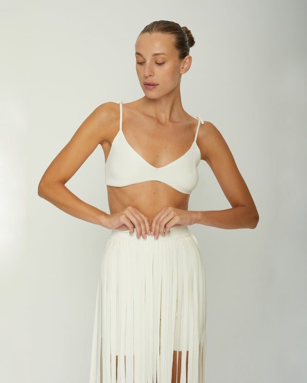 KNITTED VISCOSE TOP